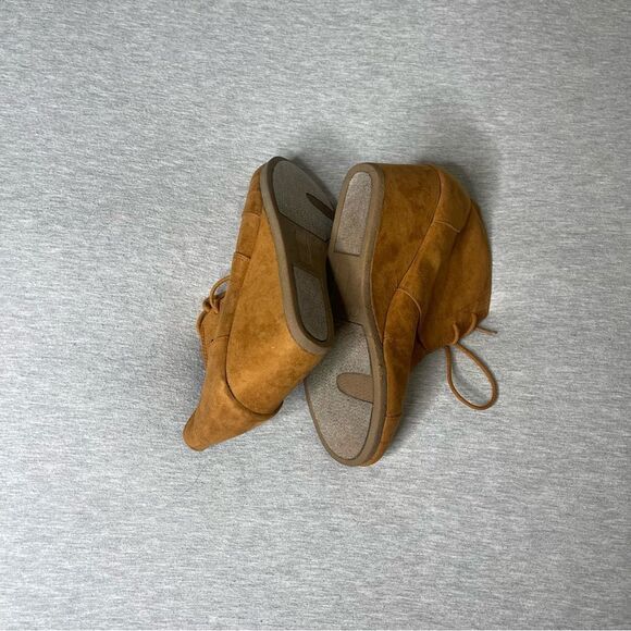 Route 66 Women’s Suede Wedge Booties Ankle Boots - Picture 3 of 10